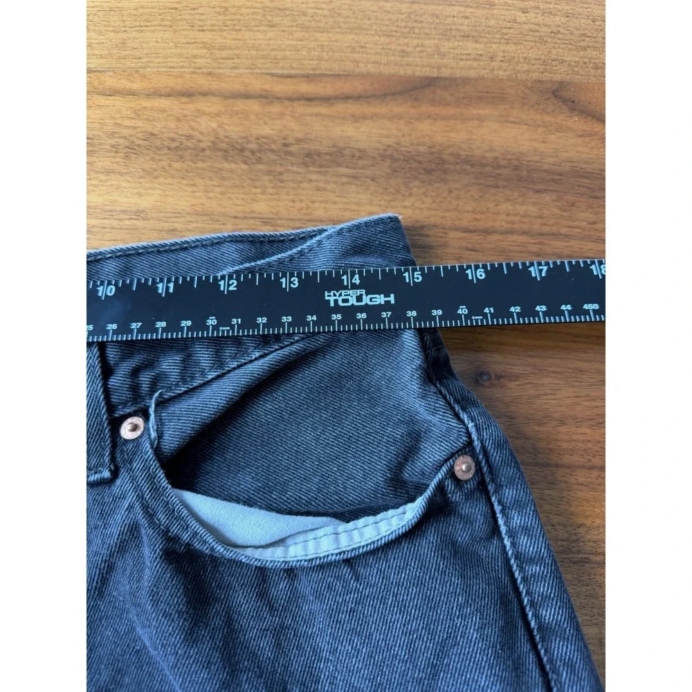 Levi's 550‎ Relaxed Fit Jeans Men 30x27 Black Gray Wash Tapered Denim